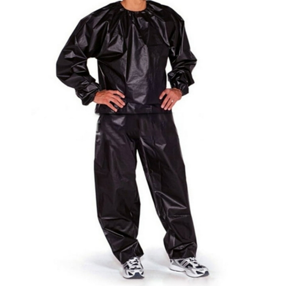 NEW Pro Strength Fitness Unisex Sauna Suit L/XL Accelerates Sweat Production - Picture 2 of 6